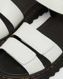 Sandales Klaire en cuir à brides Junior in Blanc