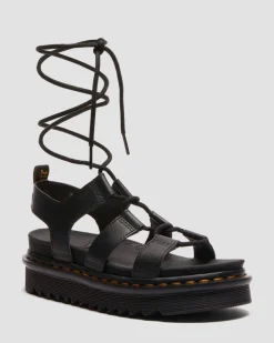 Sandales Nartilla en cuir in Noir