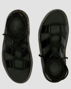 Sandales Nartilla en cuir in Noir