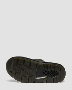 Sandales plateformes Zebzag en daim in Noir