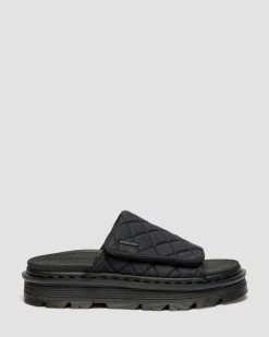 Sandales plateformes Zebzag en Econyl Canvas in Noir