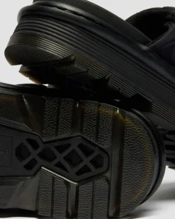 Sandales plateformes Zebzag en Econyl Canvas in Noir