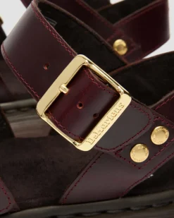 Sandales spartiates Gryphon en cuir Atlas in Charro