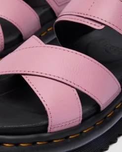 Sandales Voss II en cuir Athena à brides in Rose Poudré