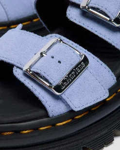 Sandales Zebzag en daim in Bleu Bleuet