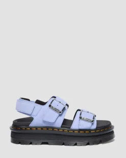 Sandales Zebzag en daim in Bleu Bleuet