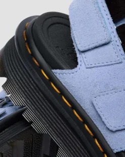 Sandales Zebzag en daim in Bleu Bleuet
