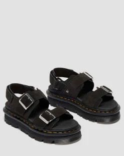 Sandales Zebzag en daim in Noir