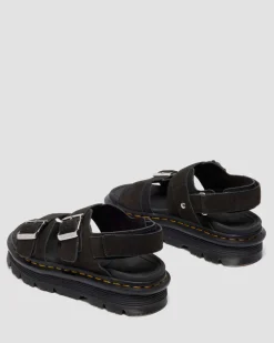 Sandales Zebzag en daim in Noir
