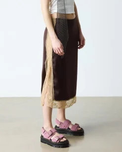 Sandales Zebzag en daim in Rose Poudré
